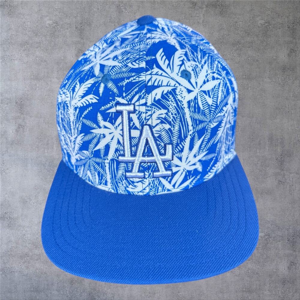 American Needle LA Dodgers Hat Cooperstown Collection Tropical Hawaiian Rayon LA